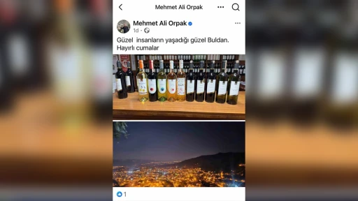 Belediye başkanından alkollü cuma paylaşımı