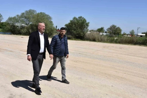Belediyeden Ortasarıbey’e hizmet çıkarması
