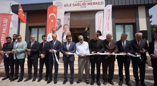 Belen&rsquo;de aile sağlığı merkezi ve 112 acil  istasyonu hizmete a&ccedil;ıldı
