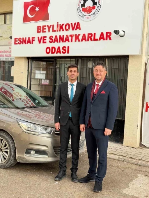 Beylikova Esnaf ve Sanatkarlar Odası Başkanı g&uuml;ven tazeledi
