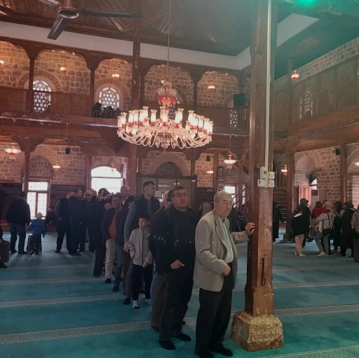 Beypazarı&rsquo;nda Sakal-ı Şerif tarihi camide ziyarete a&ccedil;ıldı
