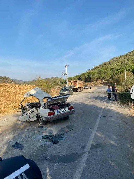 Bigadiç’te trafik kazası; 1 ölü

