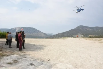 Bilecik’in ilk yangın söndürme helikopteri göreve başladı
