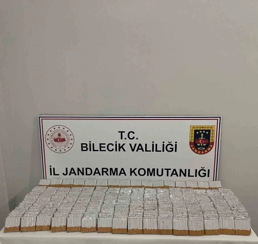 Bilecik&rsquo;te 9 bin 320 adet doldurulmuş makaron ele ge&ccedil;irildi

