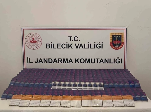 Bilecik&rsquo;te 9 bin 900 adet doldurulmuş makaron ele ge&ccedil;irildi
