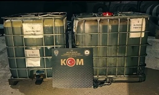 Bilecik&rsquo;te bin 900 litre ka&ccedil;ak akaryakıt ele ge&ccedil;irildi
