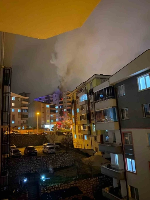 Bilecik&rsquo;te binanın 6. katında yangın &ccedil;ıktı
