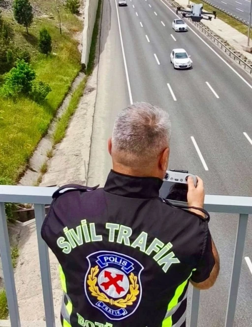 Bilecik&rsquo;te drone destekli trafik denetimi
