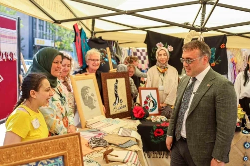Bilecik&rsquo;te el emeği g&ouml;z nuru &uuml;r&uuml;nler sergilendi
