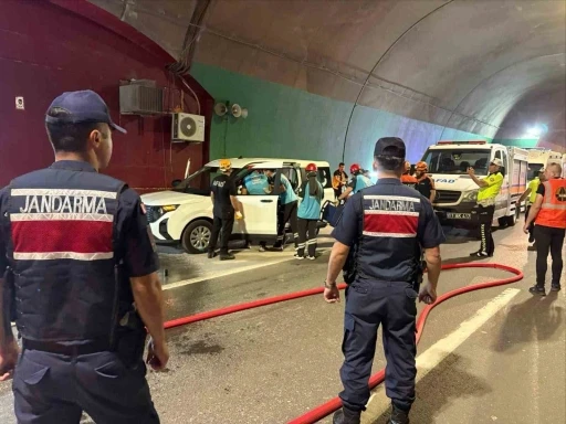 Bilecik&rsquo;te ger&ccedil;eğini aratmayan t&uuml;nel tatbikatı
