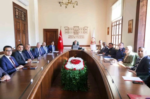 Bilecik&rsquo;te &rsquo;İl Asayiş ve G&uuml;venlik Toplantısı&rsquo; yapıldı
