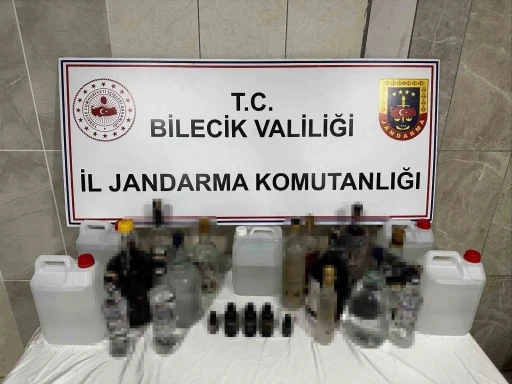 Bilecik’te kaçak sahte alkol operasyonu
