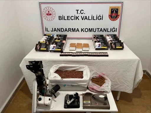Bilecik&rsquo;te ka&ccedil;ak sigara operasyonu
