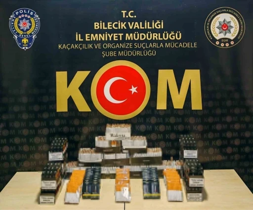 Bilecik&rsquo;te ka&ccedil;ak&ccedil;ılık operasyonu; binlerce makaron ele ge&ccedil;irildi
