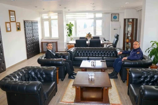 Bilecik&rsquo;te kurum m&uuml;d&uuml;rlerinden Jandarma Komutanı Vanlı&rsquo;ya ziyaret
