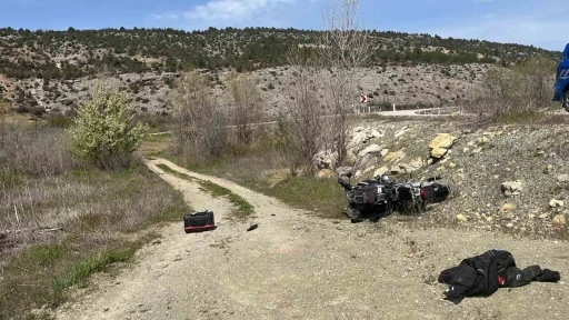 Bilecik&rsquo;te motosiklet kazası, 1 yaralı
