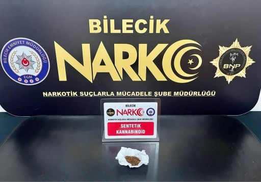 Bilecik’te uyuşturucu operasyonu: 1 kişi gözaltında
