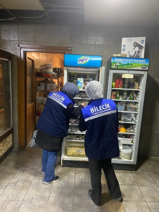 Bilecik&rsquo;te yılbaşı &ouml;ncesi gıda &uuml;r&uuml;nlerine sıkı denetim
