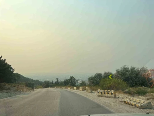 Bilecik yangınının dumanı Eskişehir’e ulaştı
