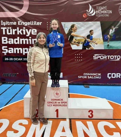 Bilecikli sporcu işitme engelliler şampiyonasından dereceyle d&ouml;nd&uuml;
