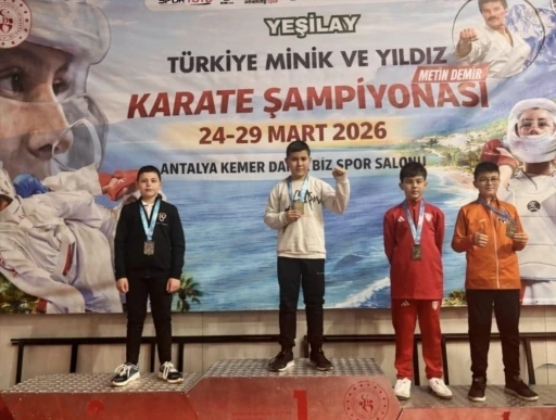 Bilecikli sporcudan T&uuml;rkiye Karate Şampiyonası&rsquo;nda bronz madalya
