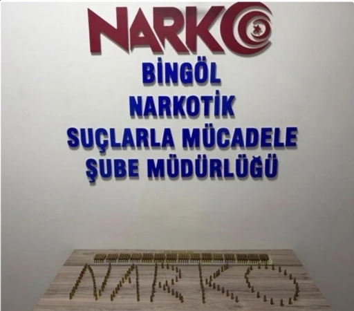 Bing&ouml;l&rsquo;de 600 fişek ele ge&ccedil;irildi: 1 tutuklama
