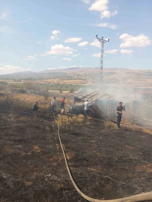 Bingöl’de örtü yangını
