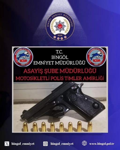 Bingöl’de ruhsatsız silah operasyonu

