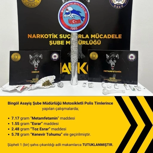 Bingöl’de uyuşturucuya geçit yok
