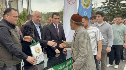 Binlerce kestane fidanı ücretsiz dağıtıldı

