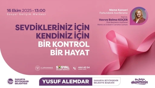 Bir kontrol, bir hayat: Meme kanserine karşı farkındalık buluşması SGM’de
