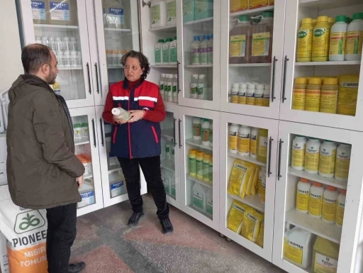 Bitki koruma &uuml;r&uuml;nleri bayilerine y&ouml;nelik denetim

