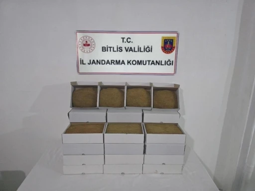 Bitlis’te 35 kilogram kıyılmış tütün ele geçirildi

