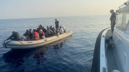 Bodrum açıklarında 37 düzensiz göçmen kurtarıldı