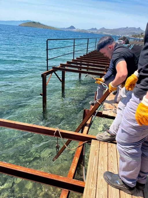 Bodrum'da Kaçak İskelelere Geçit Yok!