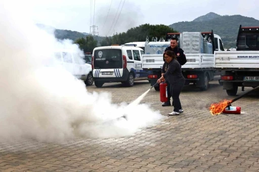 Bodrum&rsquo;da yangın g&uuml;venliği bilinci artırılıyor
