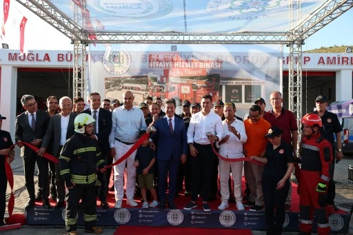 BODRUM'A MODERN İTFAİYE BİNASI AÇILDI