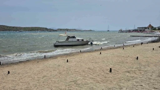 Bodrum’u fırtına vurdu
