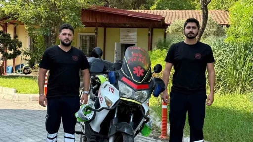 Bodrum ve Marmaris’te 112 motorize ekipleri görevlendirildi