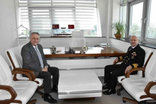 Boğaz ve Garnizon Komutanı Bi&ccedil;en&rsquo;den, Gestaş Genel M&uuml;d&uuml;r&uuml; Y&uuml;r&uuml;k&ccedil;&uuml;&rsquo;ye nezaket ziyareti
