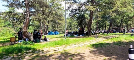 B&ouml;lgenin g&ouml;zde tabiat parkı ziyaret&ccedil;i akınına uğruyor
