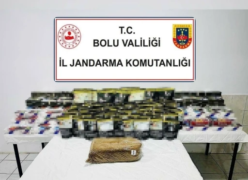 Bolu’da 35 bin kaçak makaron ele geçirildi
