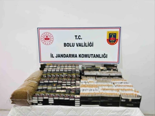 Bolu&rsquo;da binlerce ka&ccedil;ak makaron ve t&uuml;t&uuml;n ele ge&ccedil;irildi

