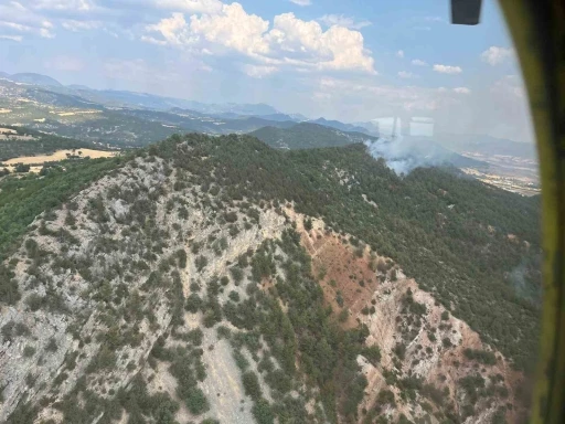 Bolu’da çıkan orman yangını büyümeden kontrol altına alındı
