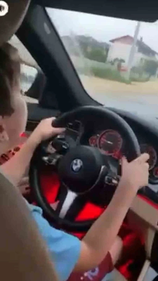 Bolu&rsquo;da &ccedil;ocuğuna araba veren aileye ceza kesildi
