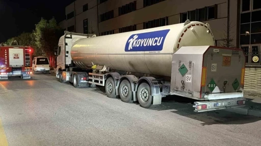 Bolu’da tankerden azot gazı sızıntısı korkuttu