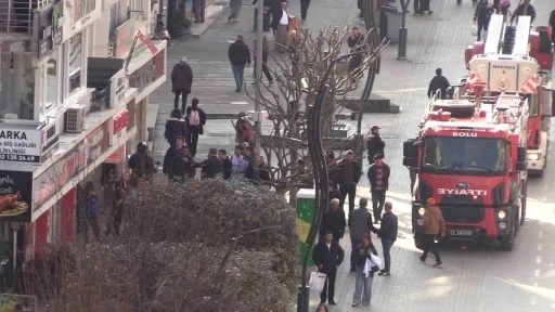 Bolu&rsquo;da yanık kokusu itfaiye ekiplerini harekete ge&ccedil;irdi
