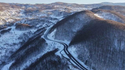 Bolu Dağı&rsquo;nda gizli buzlanmaya dikkat
