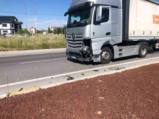 Bolvadin&rsquo;de trafik kazası: 1 yaralı
