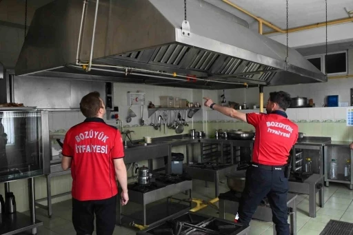 Bozüyük Belediye İtfaiyesi’nden yurtlara yangın denetimi
